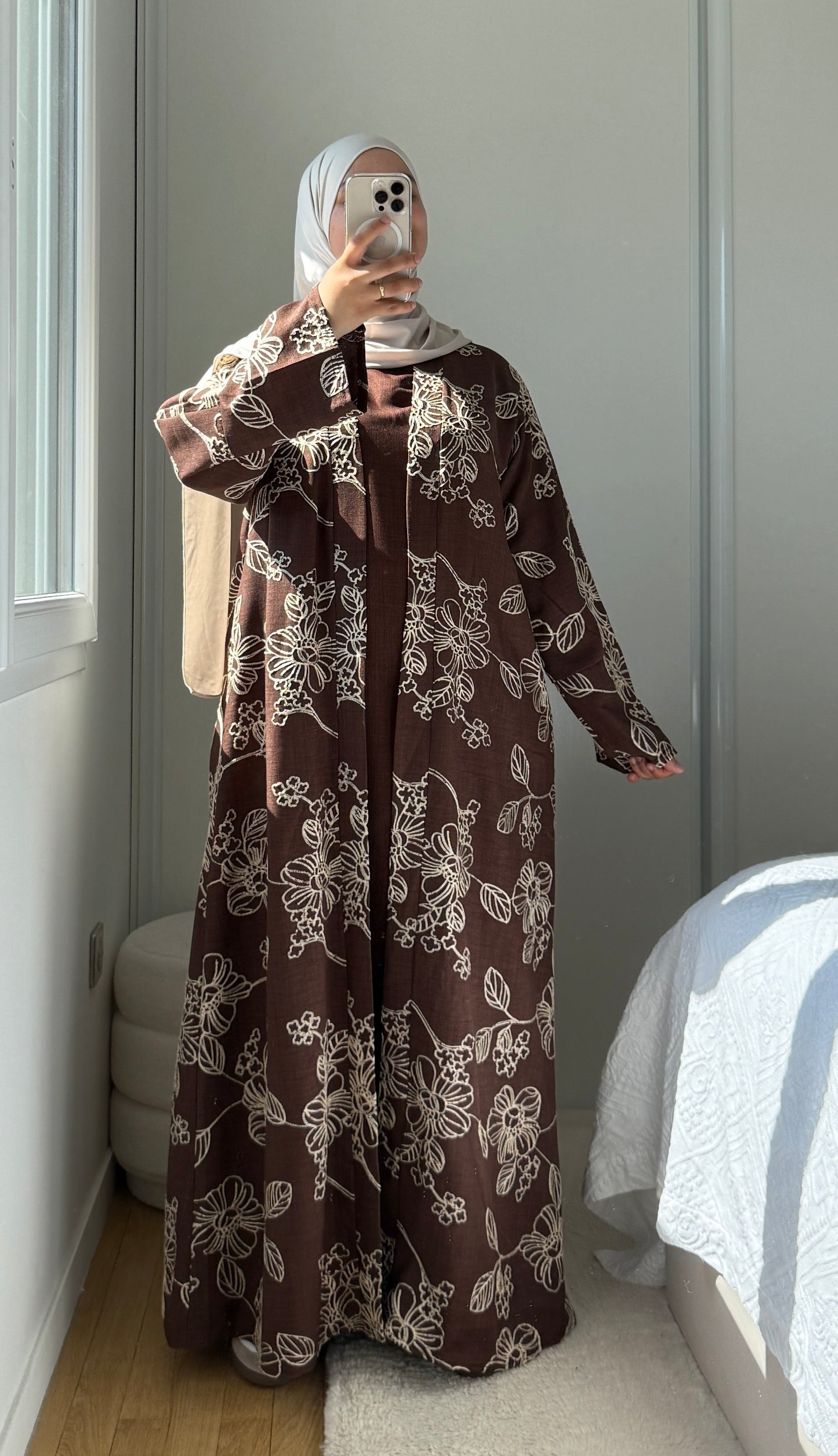 SET ABAYA KIMONO JOUDIA