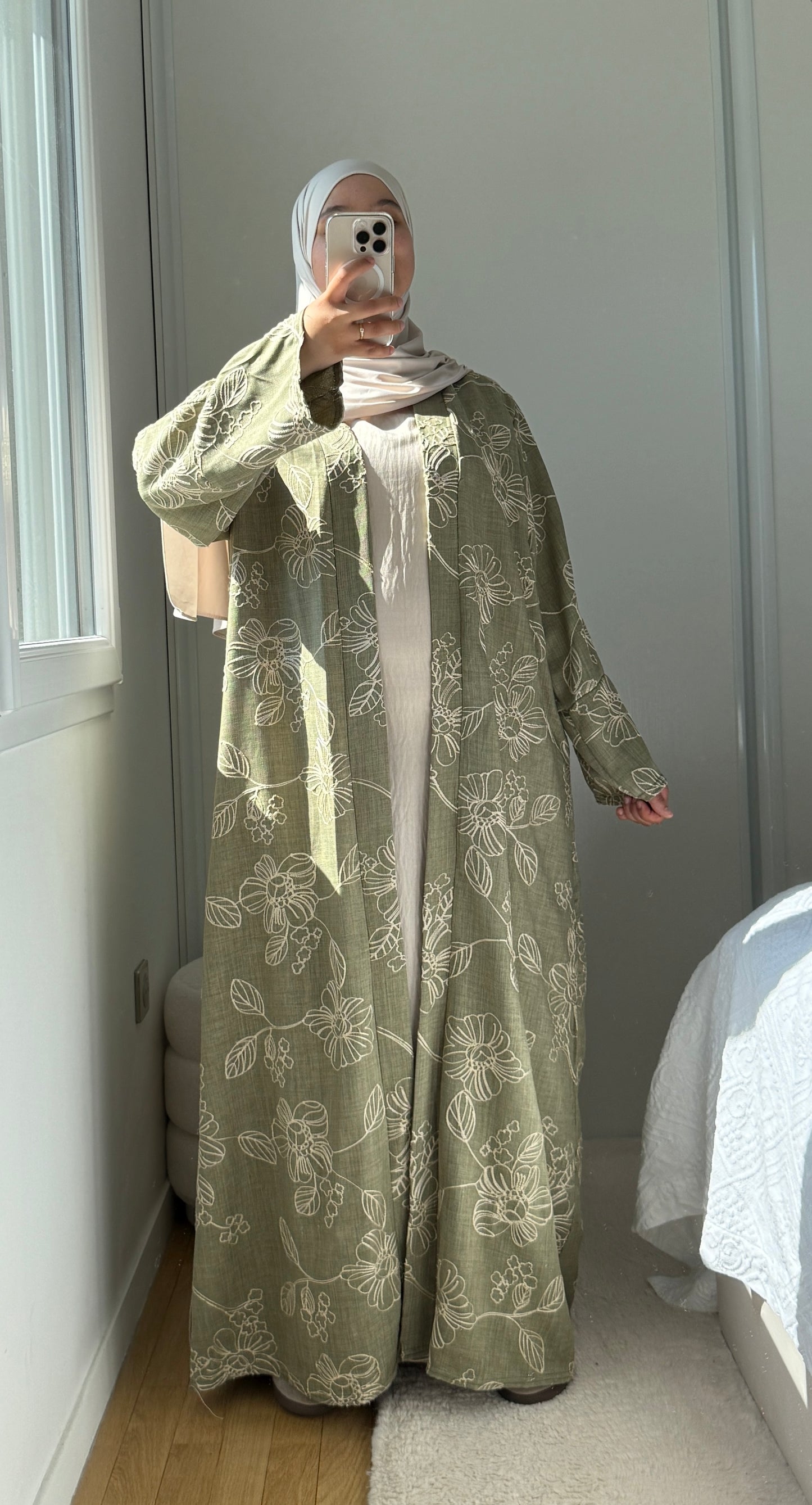 SET ABAYA KIMONO JOUDIA