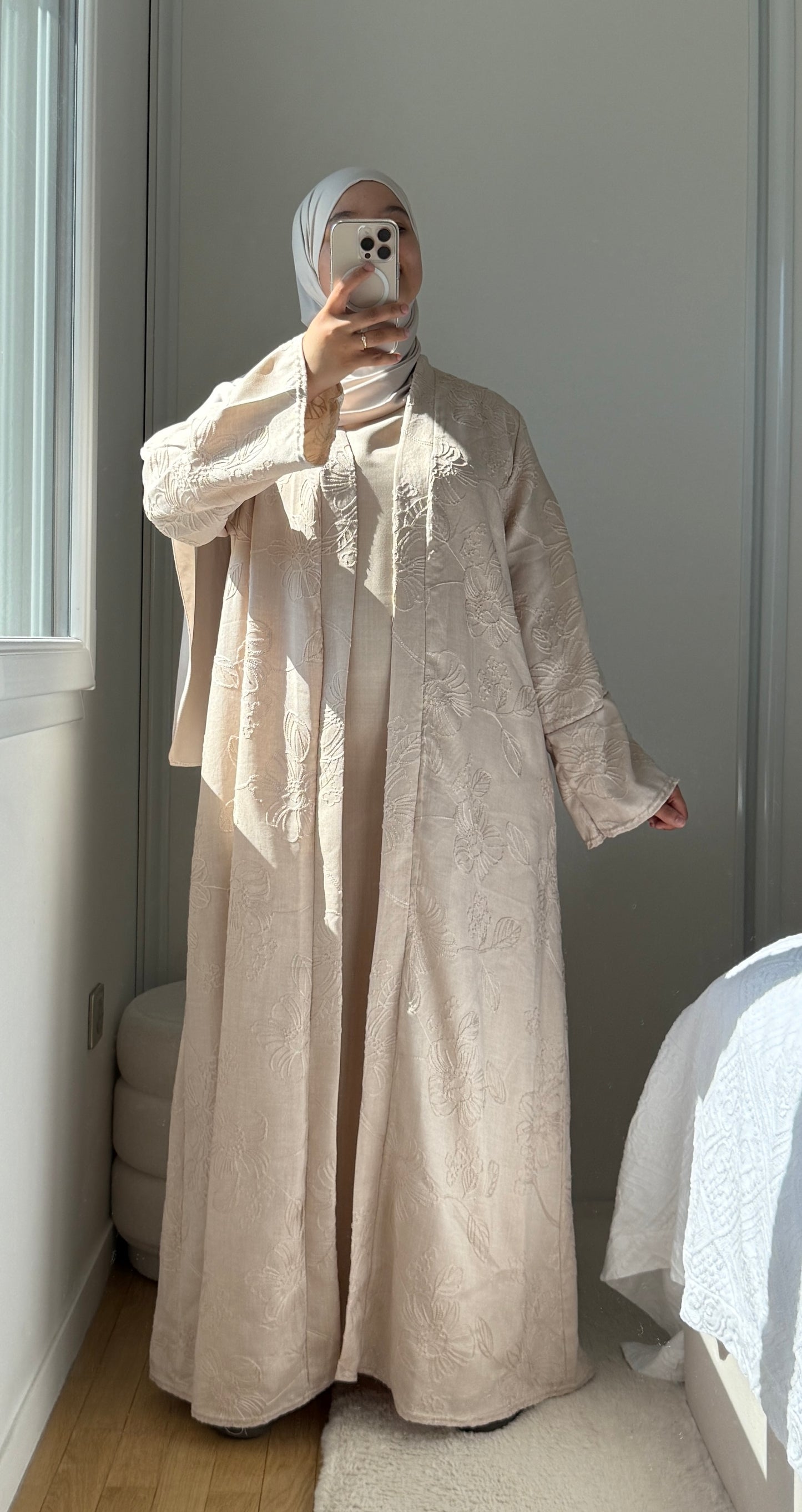 SET ABAYA KIMONO JOUDIA