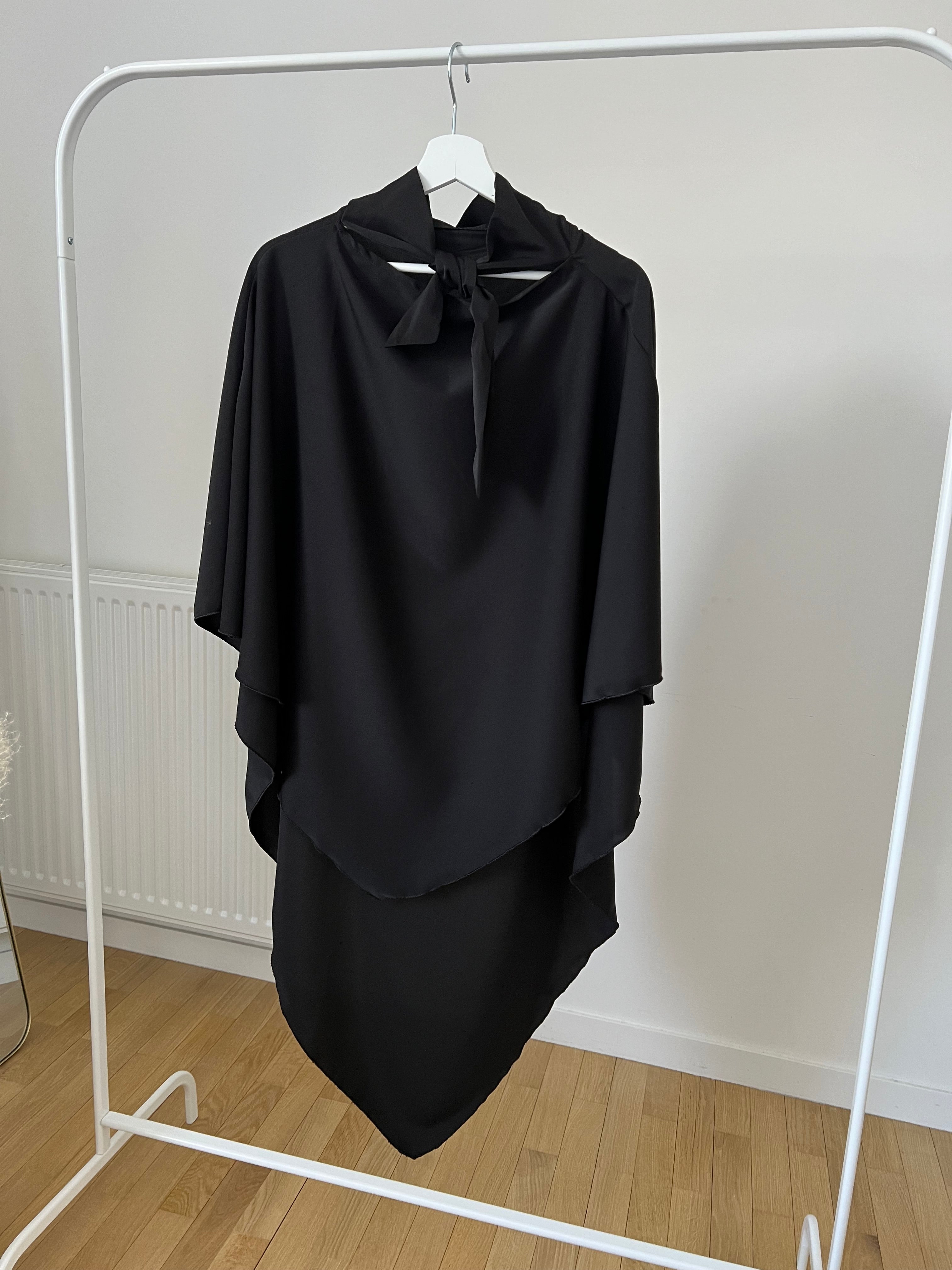 KHIMAR 2 VOILES SOIE DE MEDINE