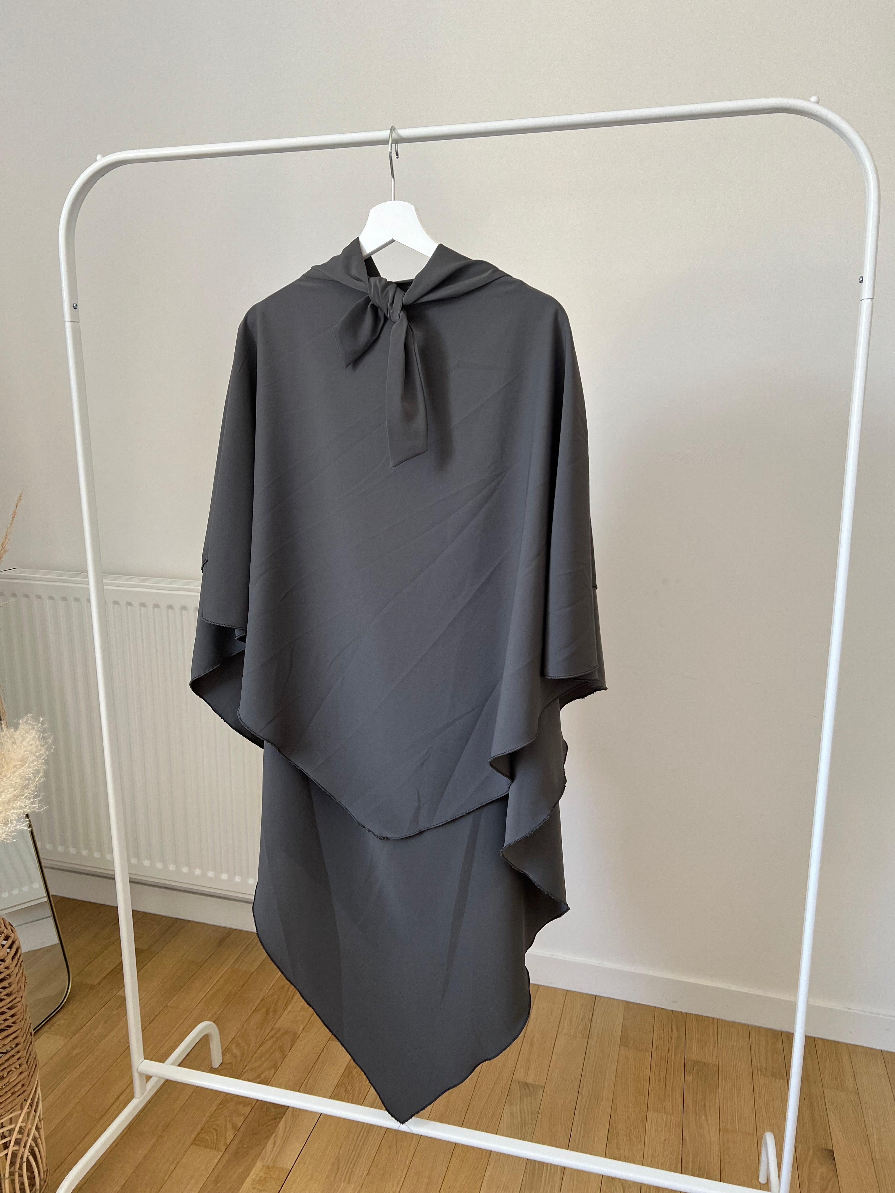 KHIMAR 2 VOILES SOIE DE MEDINE