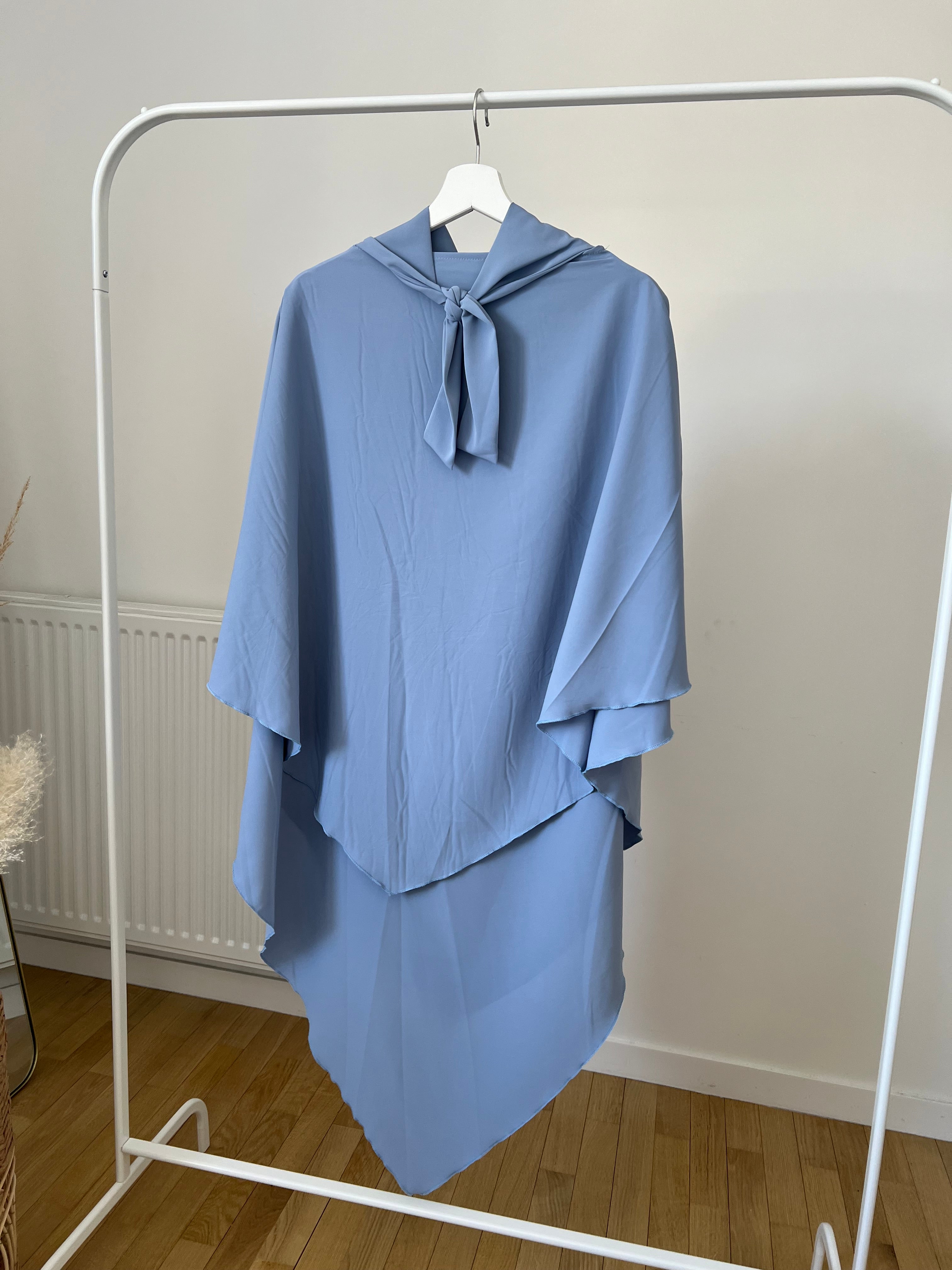 KHIMAR 2 VOILES SOIE DE MEDINE