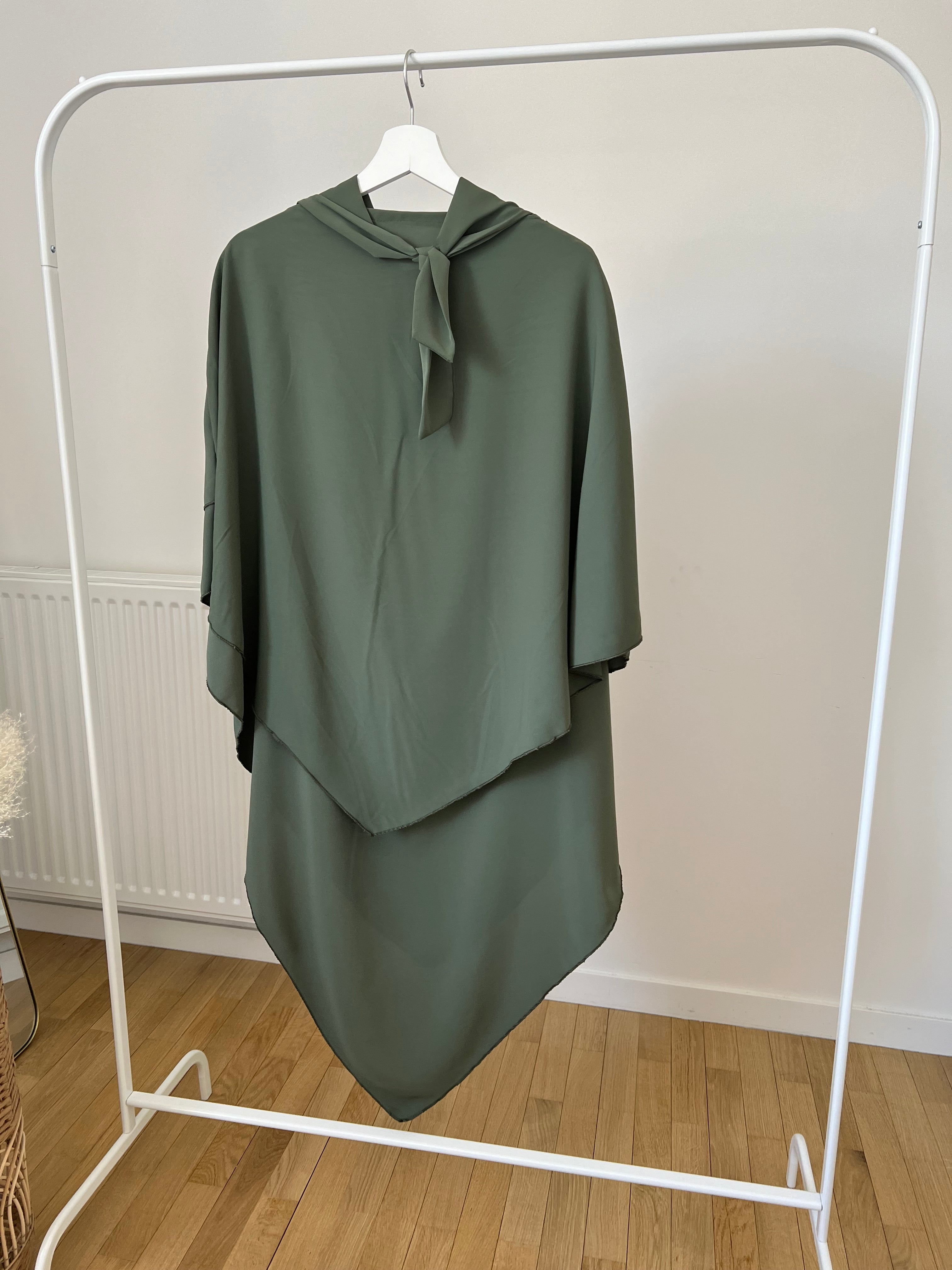 KHIMAR 2 VOILES SOIE DE MEDINE