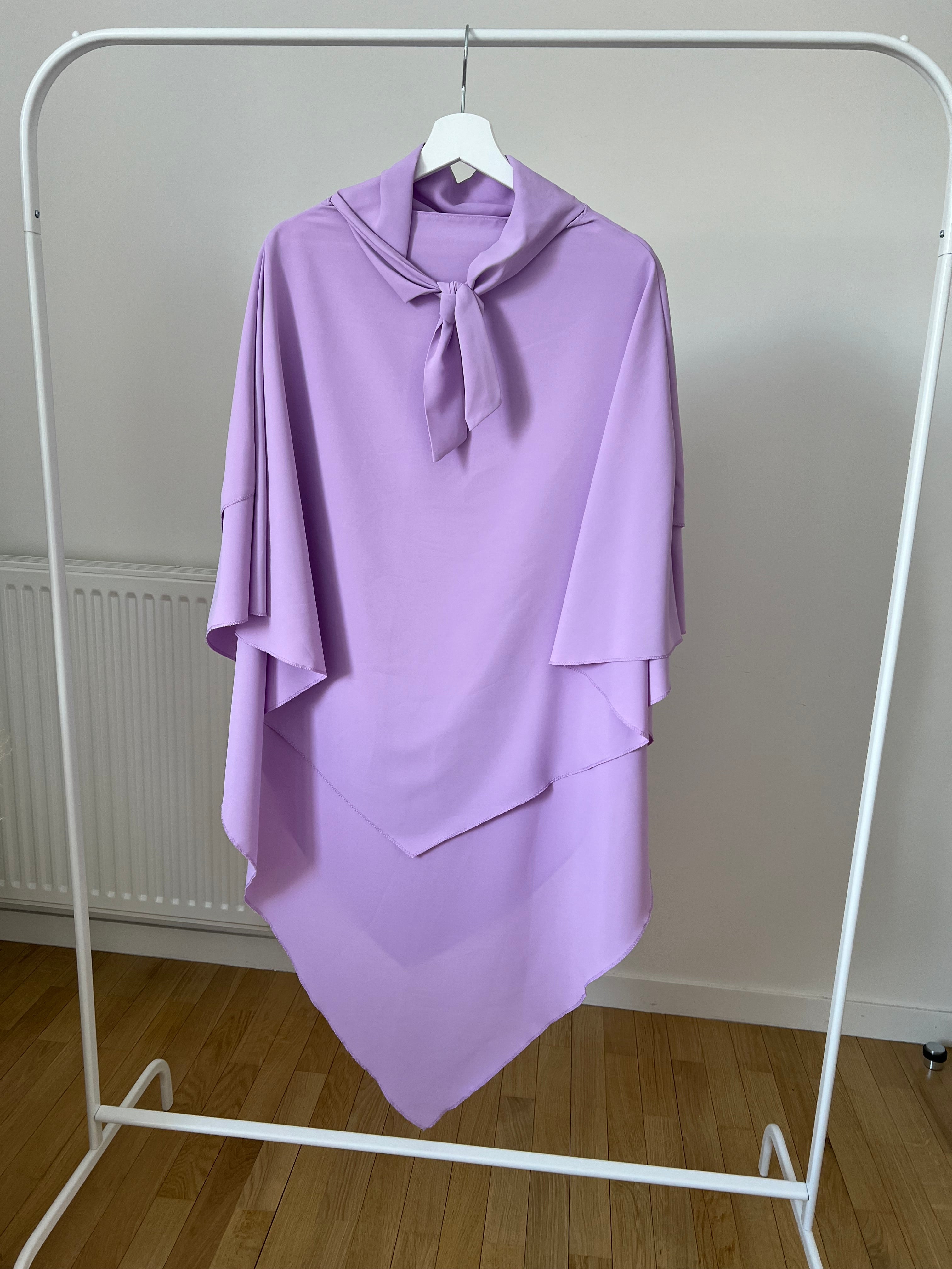 KHIMAR 2 VOILES SOIE DE MEDINE