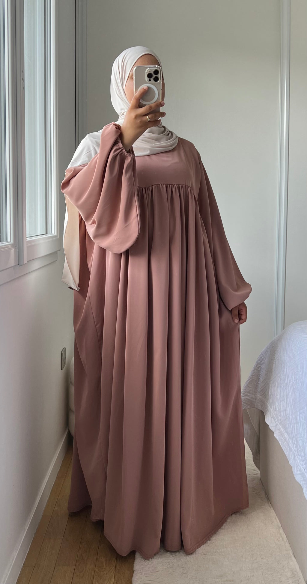 ABAYA SELMA SOIE DE MÉDINE