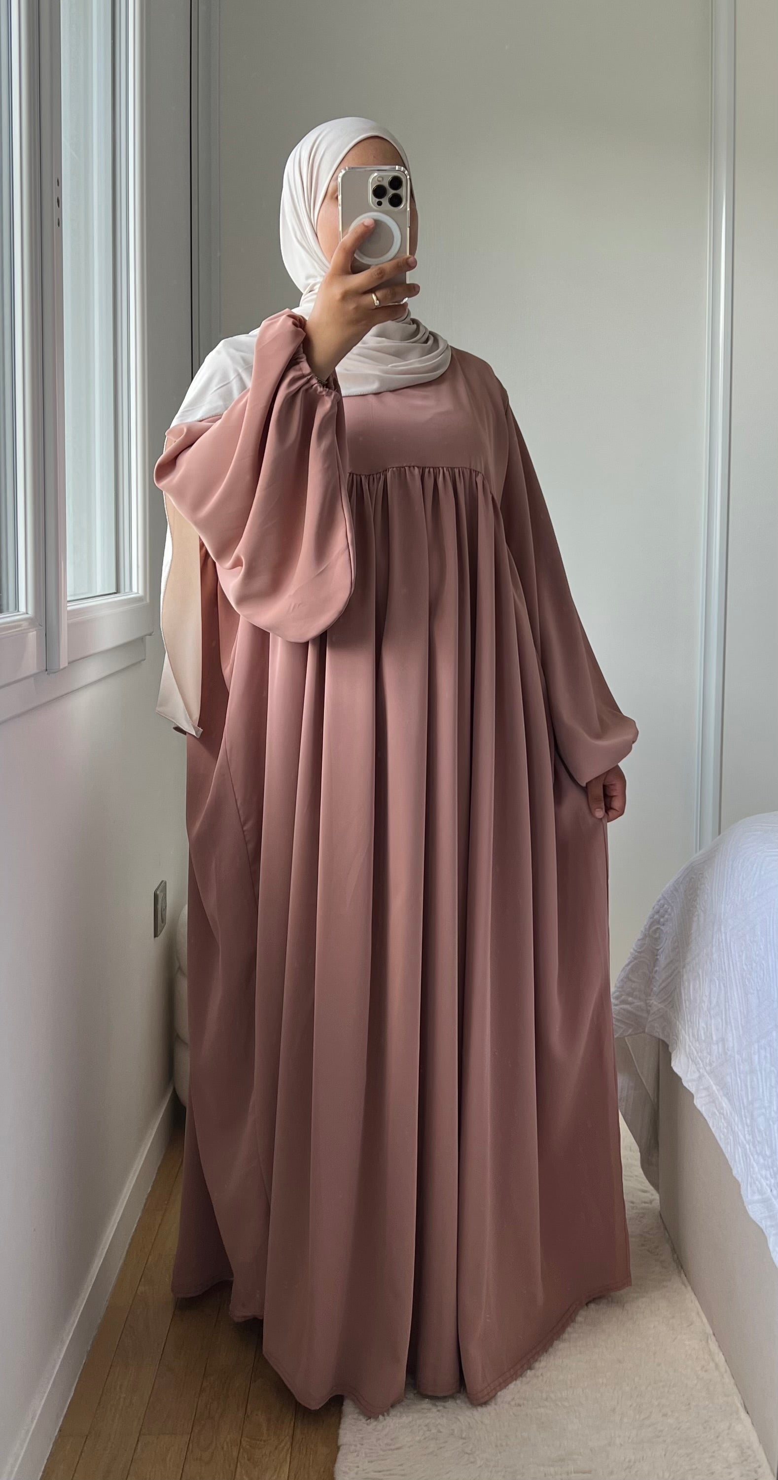 ABAYA SELMA SOIE DE MÉDINE
