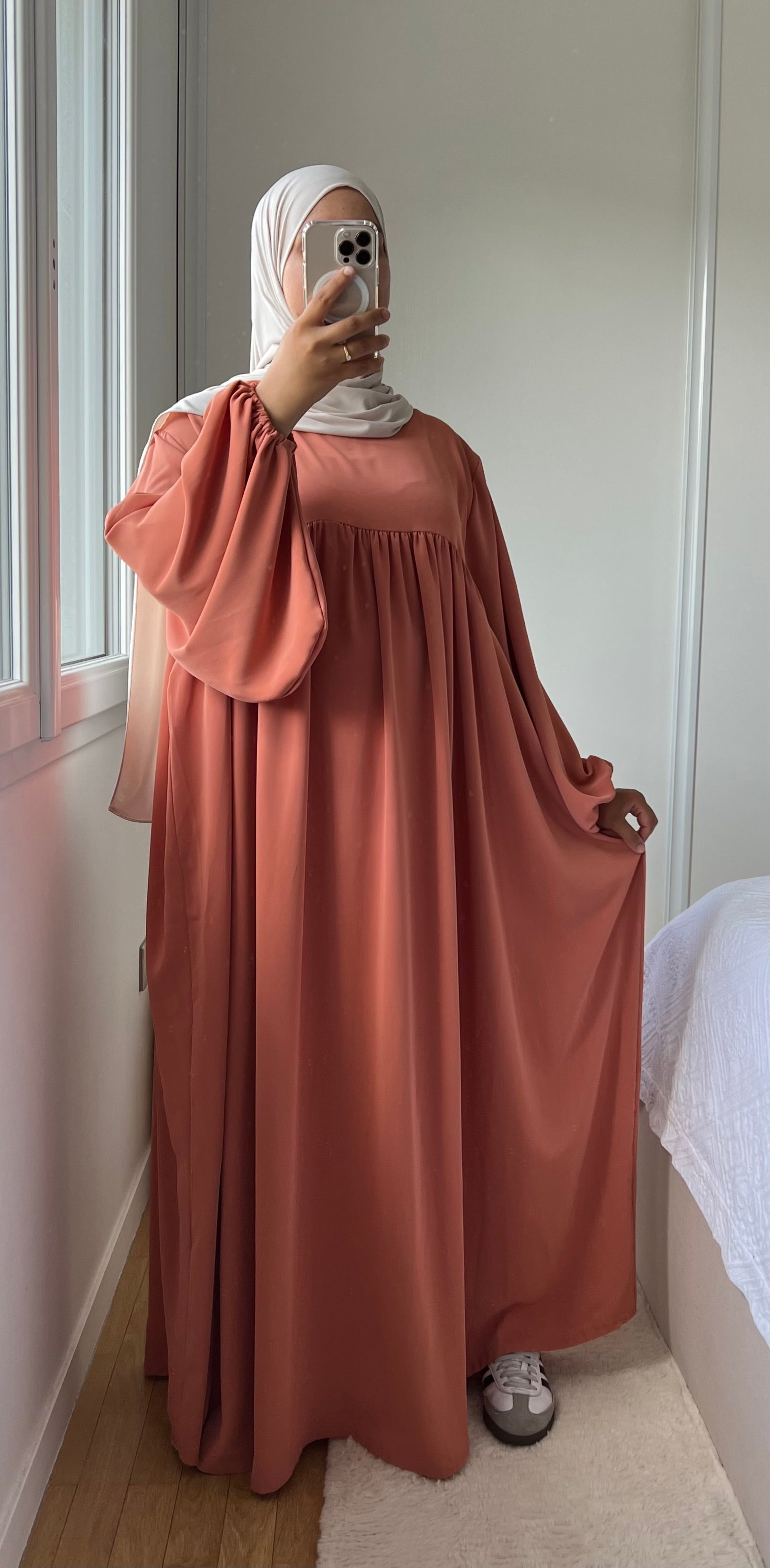 ABAYA SELMA SOIE DE MÉDINE