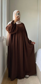 ABAYA SELMA SOIE DE MÉDINE
