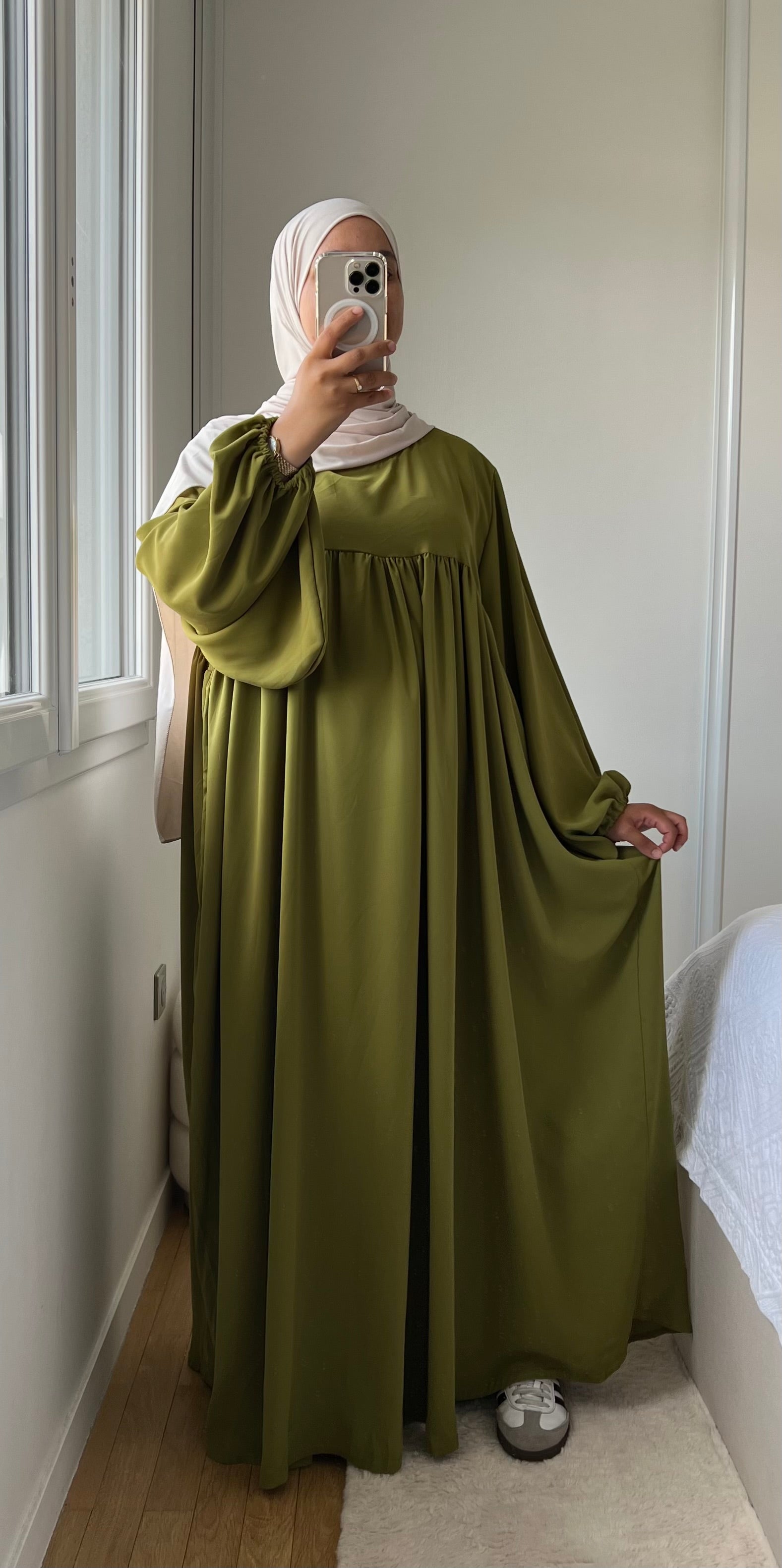 ABAYA SELMA SOIE DE MÉDINE