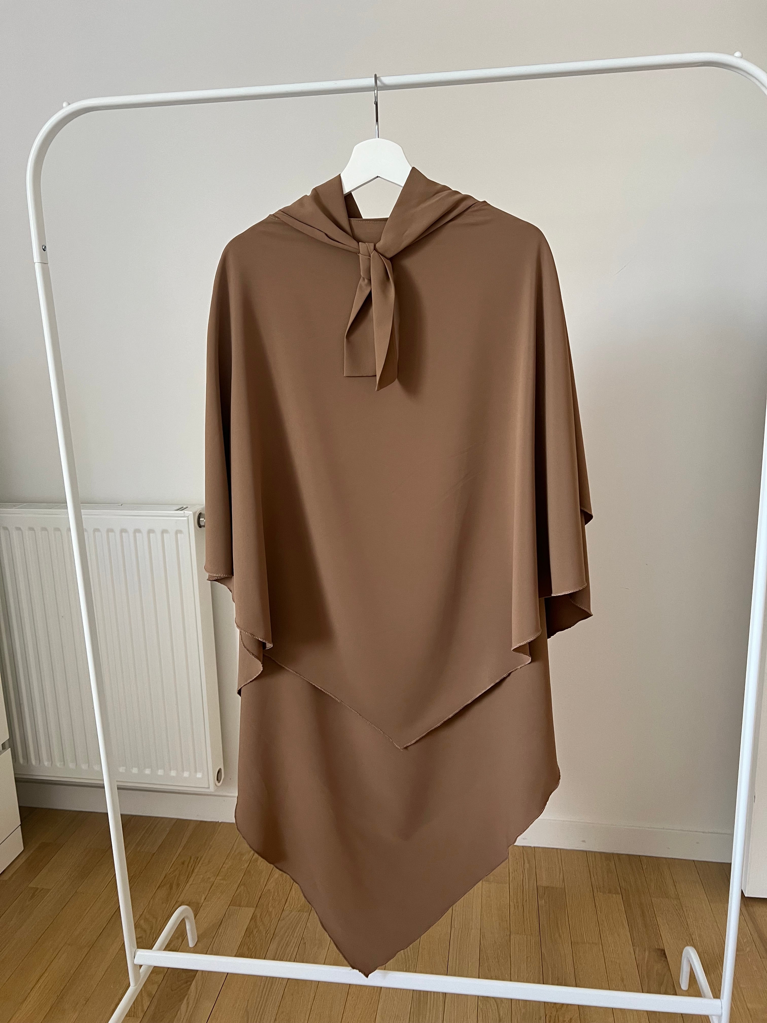 KHIMAR 2 VOILES SOIE DE MEDINE