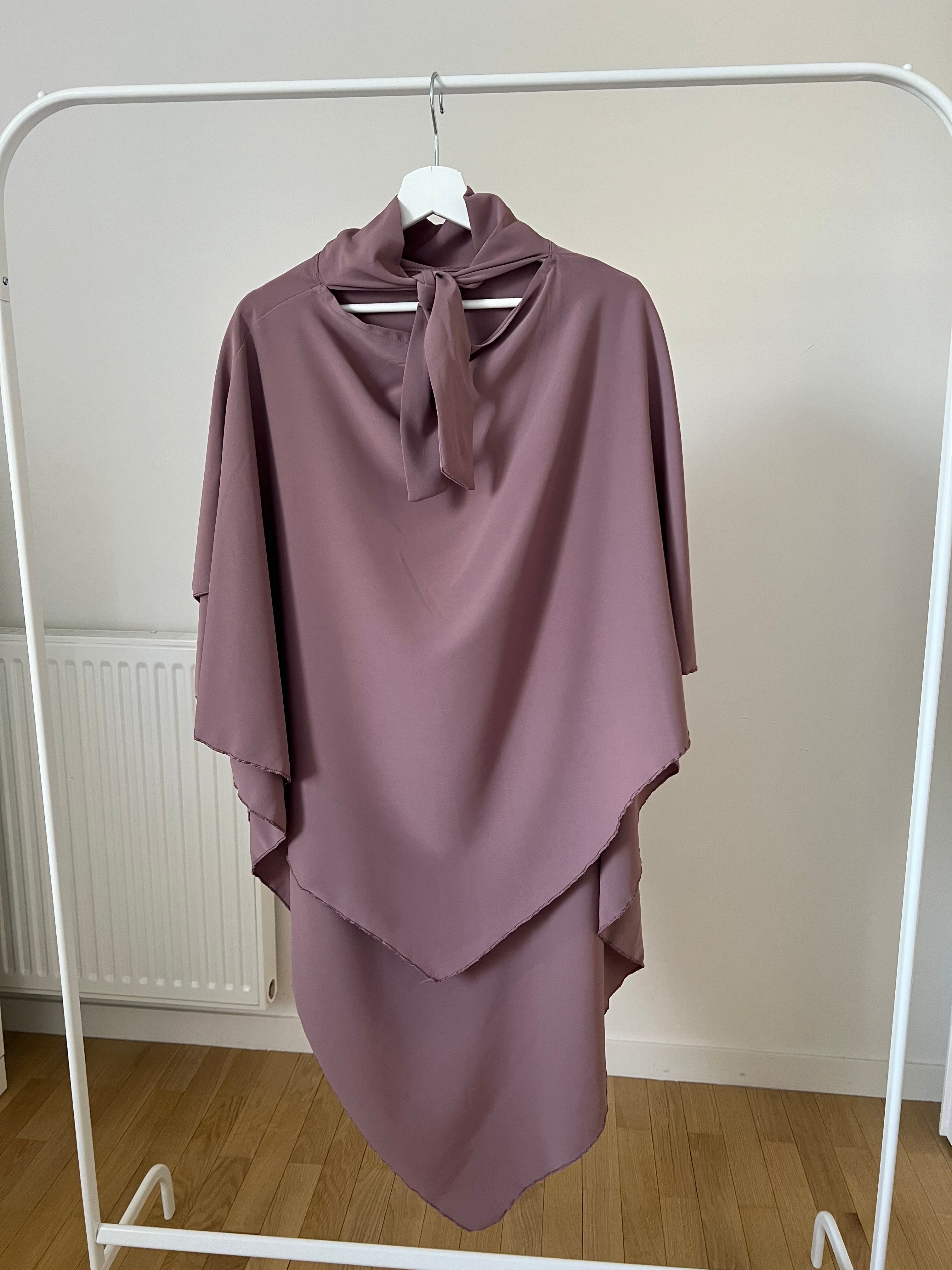 KHIMAR 2 VOILES SOIE DE MEDINE