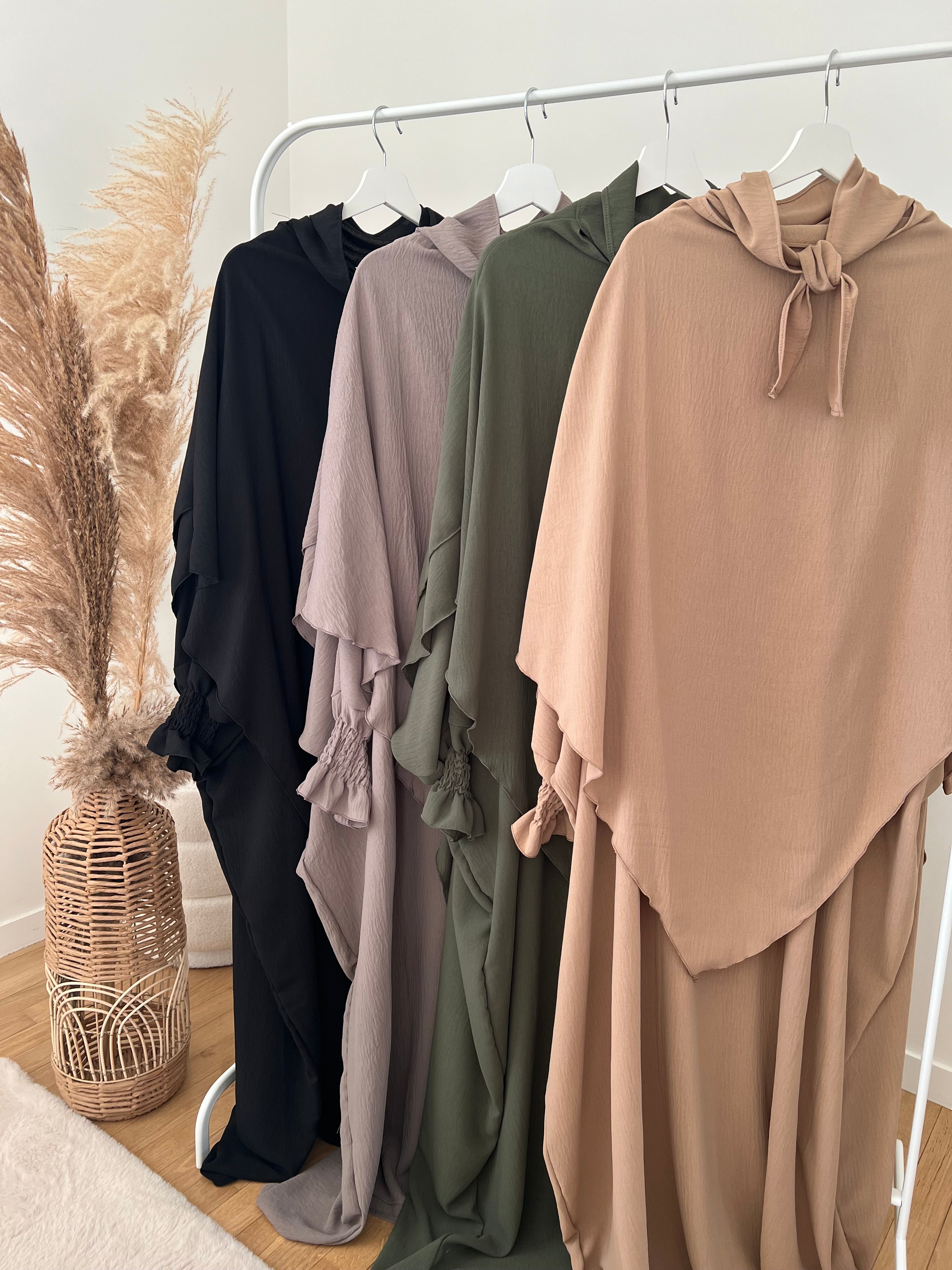 ENSEMBLE ABAYA KHIMAR SMAHANE