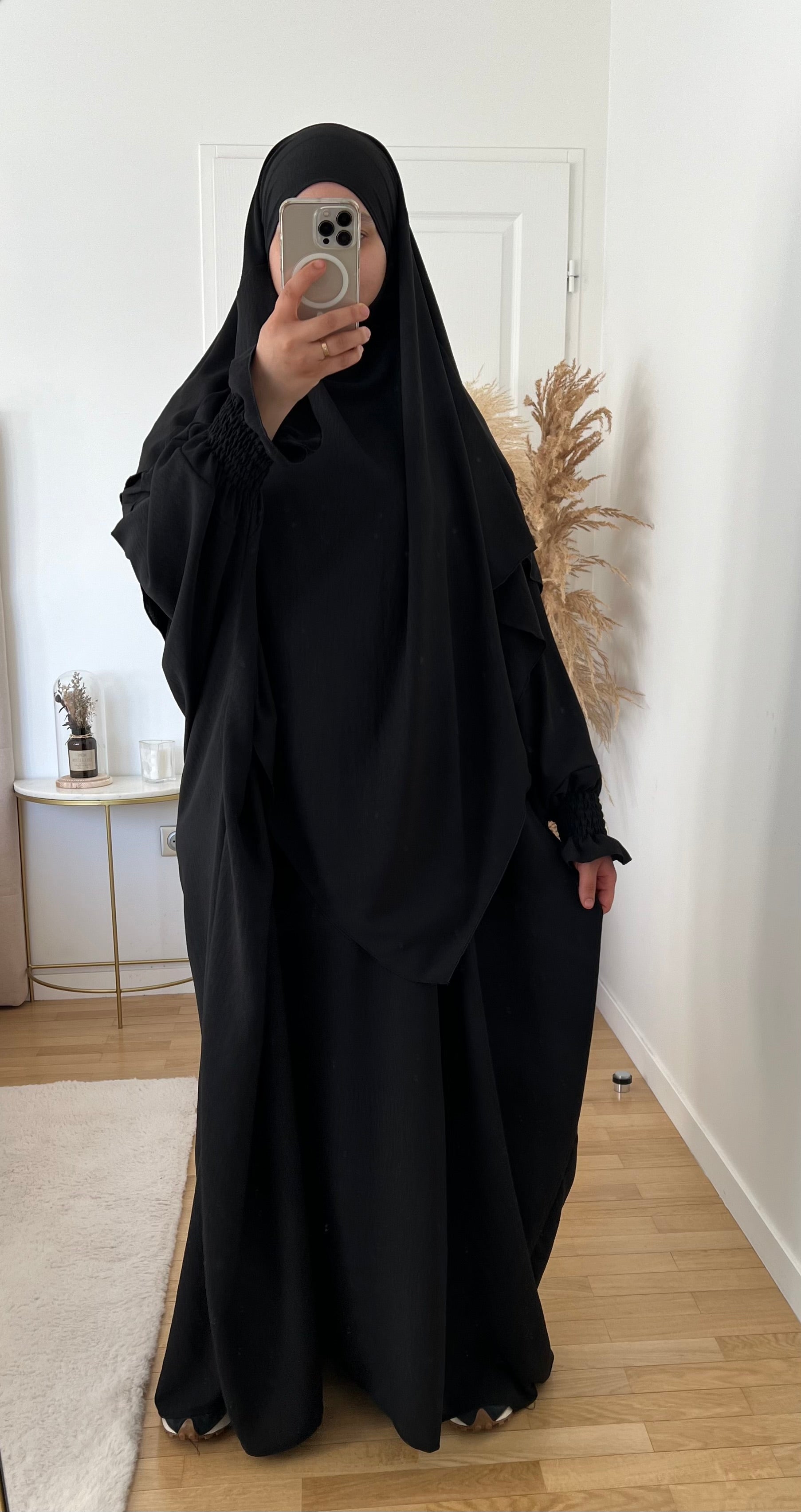 ENSEMBLE ABAYA KHIMAR SMAHANE