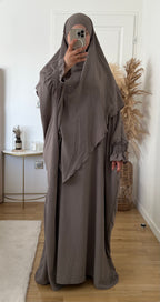 ENSEMBLE ABAYA KHIMAR SMAHANE