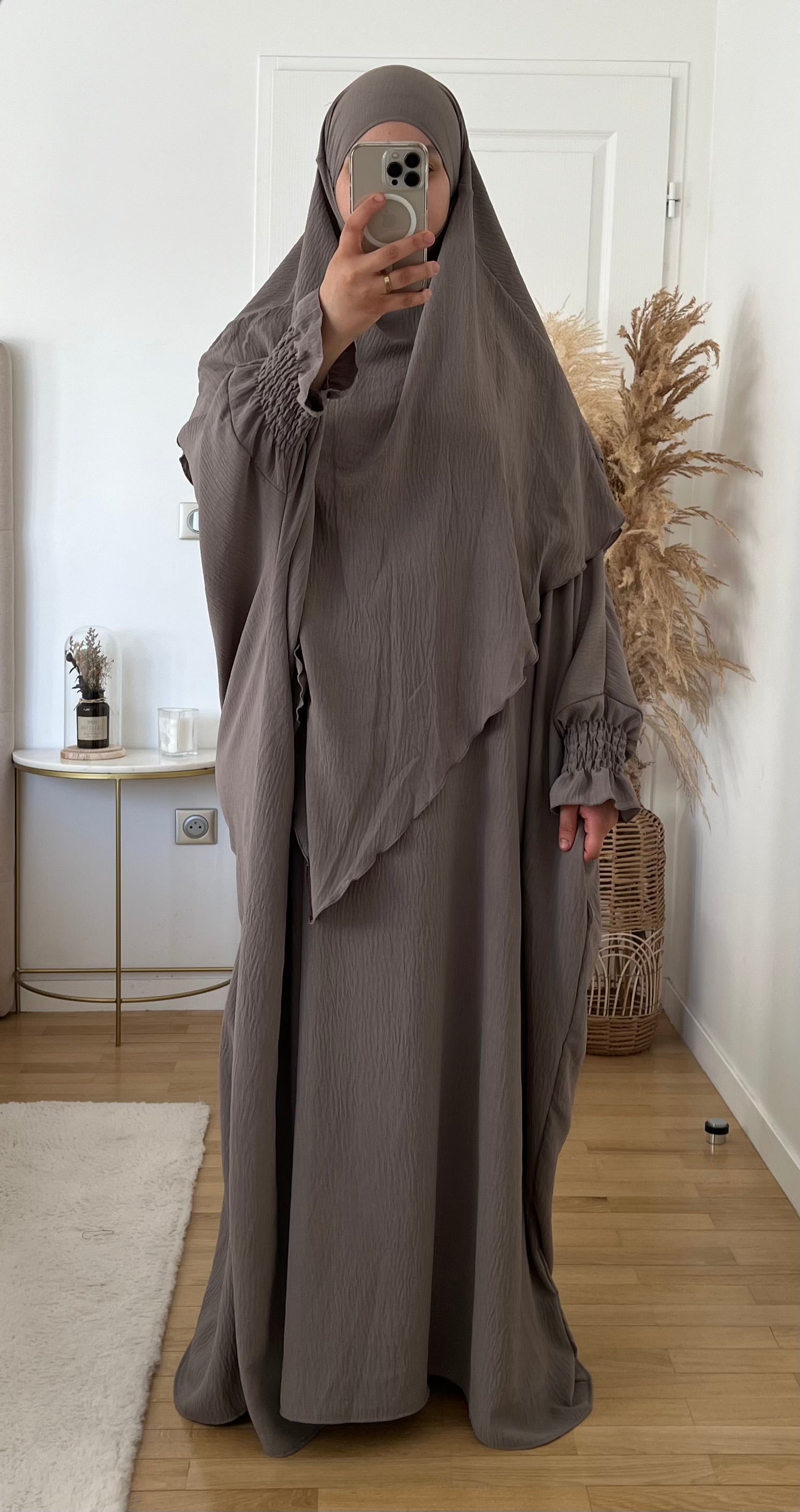 ENSEMBLE ABAYA KHIMAR SMAHANE