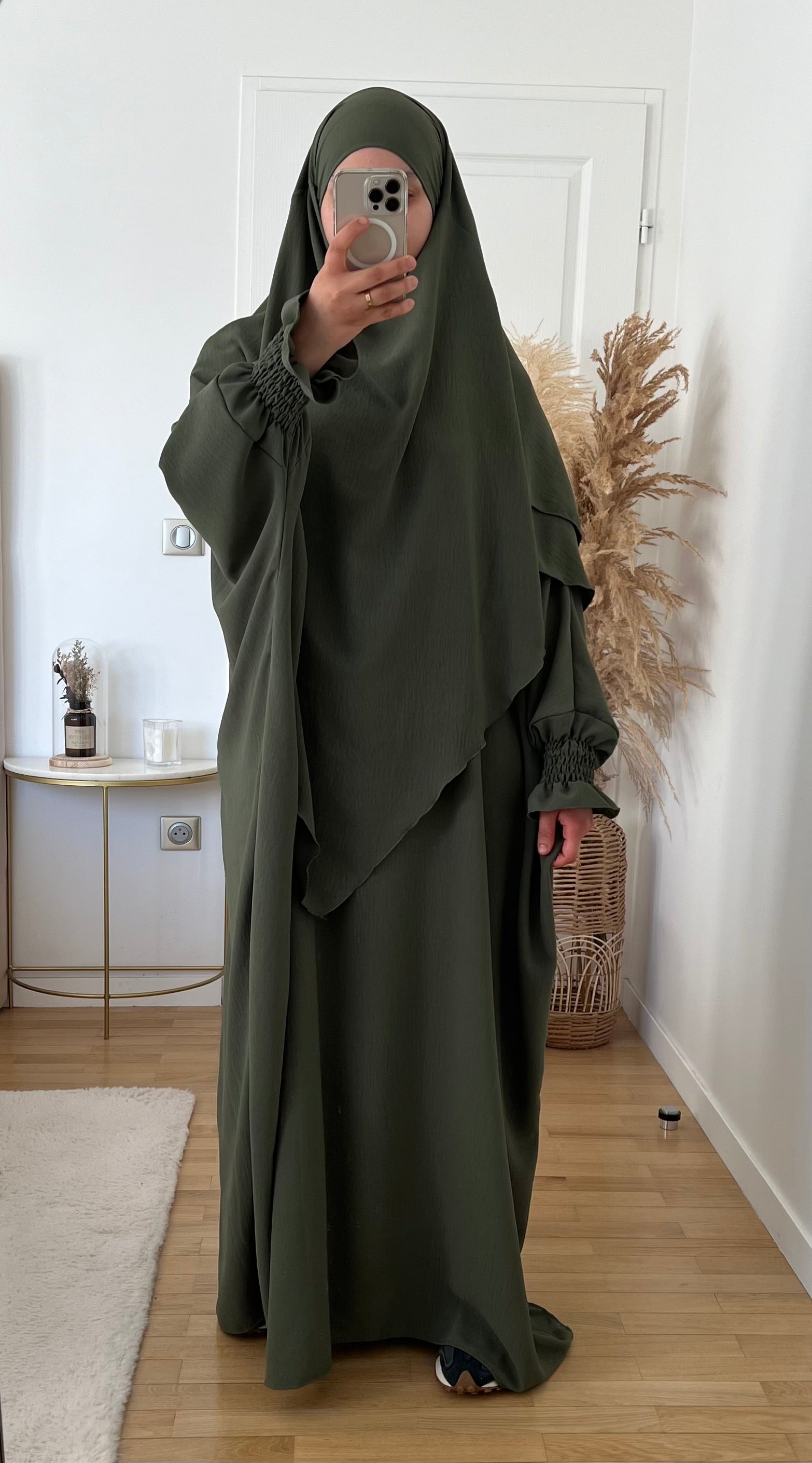 ENSEMBLE ABAYA KHIMAR SMAHANE