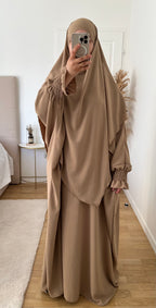 ENSEMBLE ABAYA KHIMAR SMAHANE