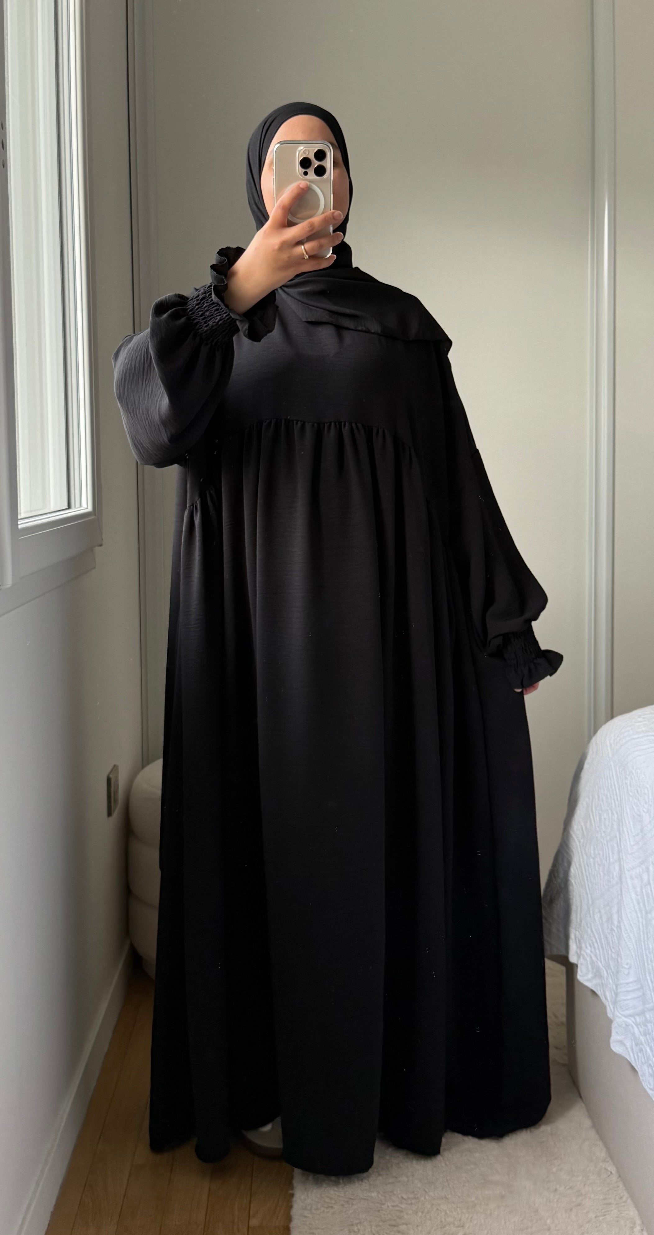 ABAYA ASMA AVEC HIJAB INTÉGRÉ