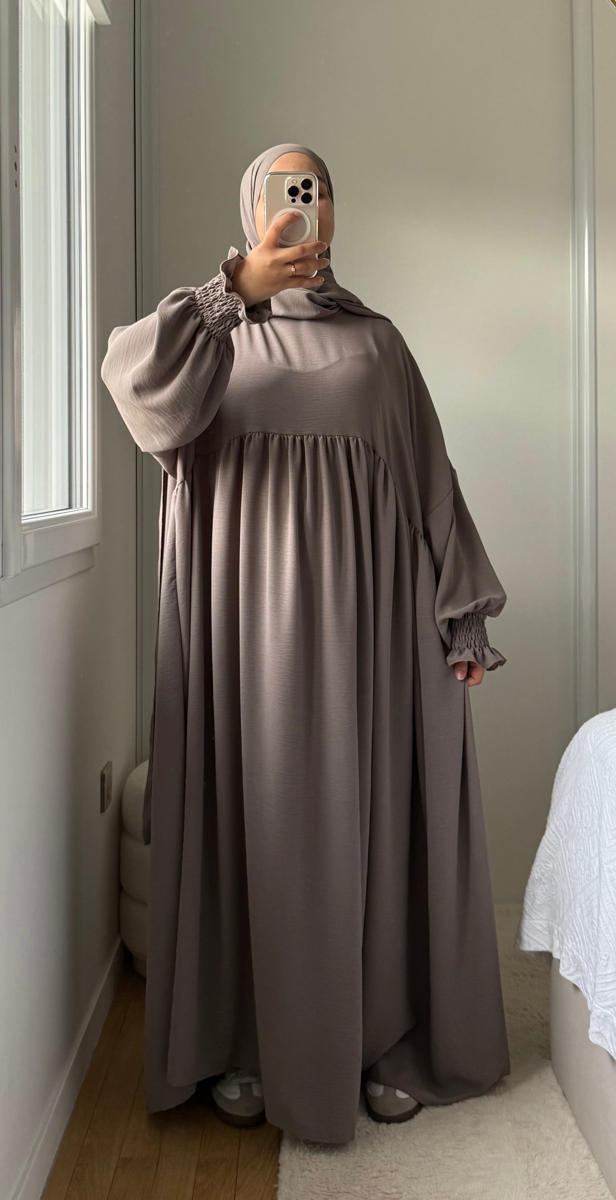 ABAYA ASMA AVEC HIJAB INTÉGRÉ
