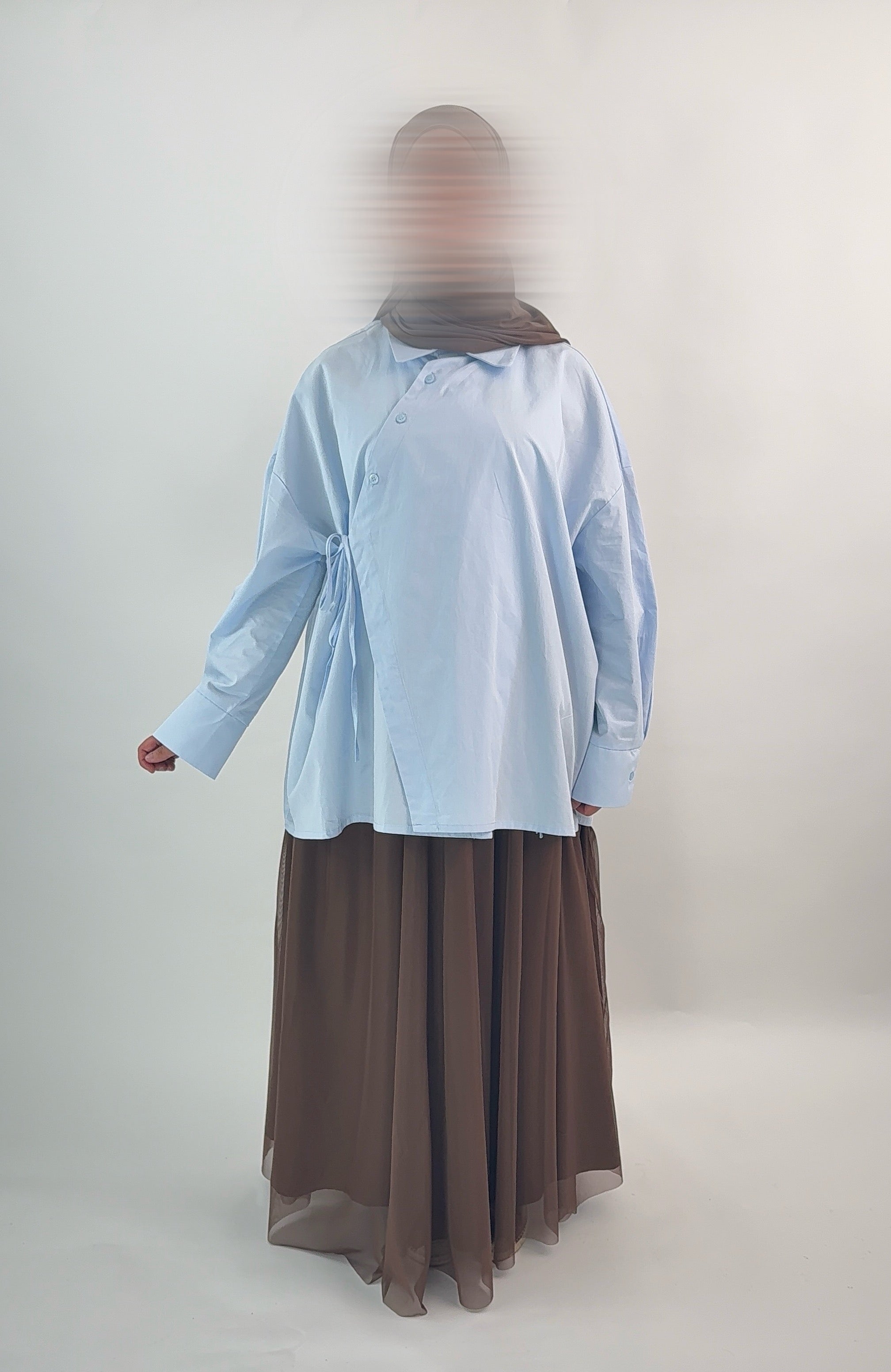 CHEMISE OVERSIZE CACHE-COEUR