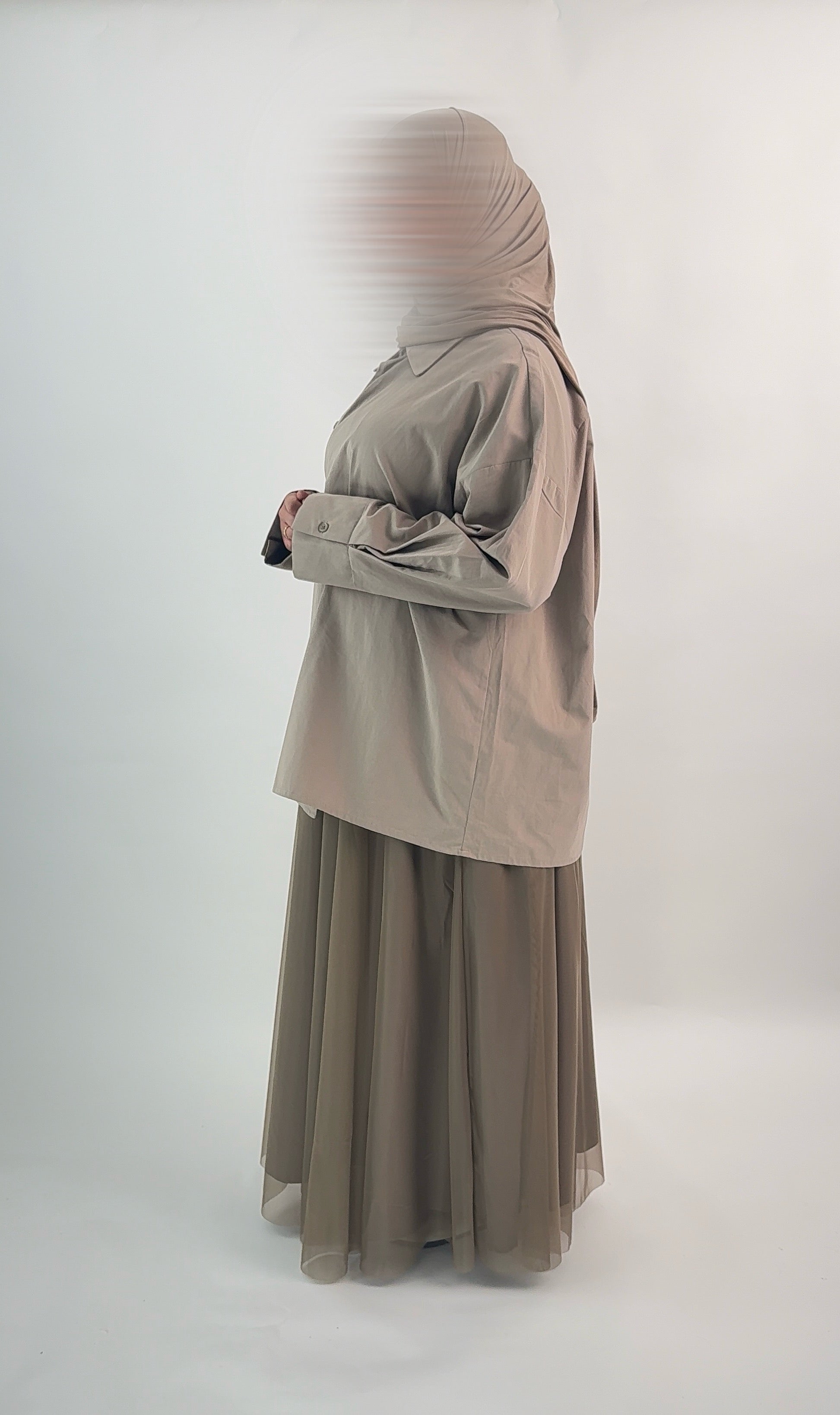 CHEMISE OVERSIZE CACHE-COEUR