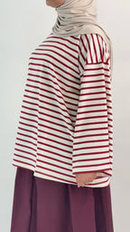 T-SHIRT MARINIÈRE COTON
