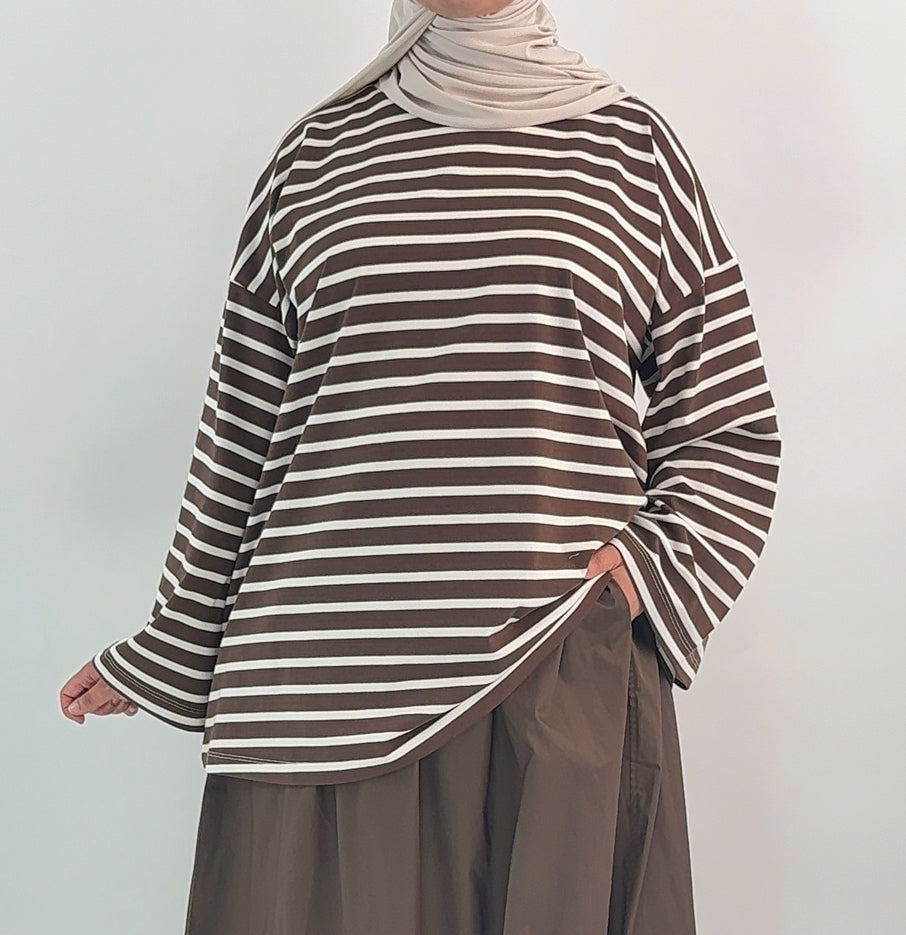 T-SHIRT MARINIÈRE COTON