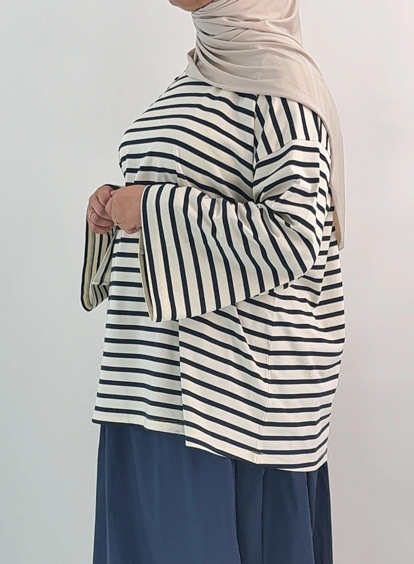 T-SHIRT MARINIÈRE COTON