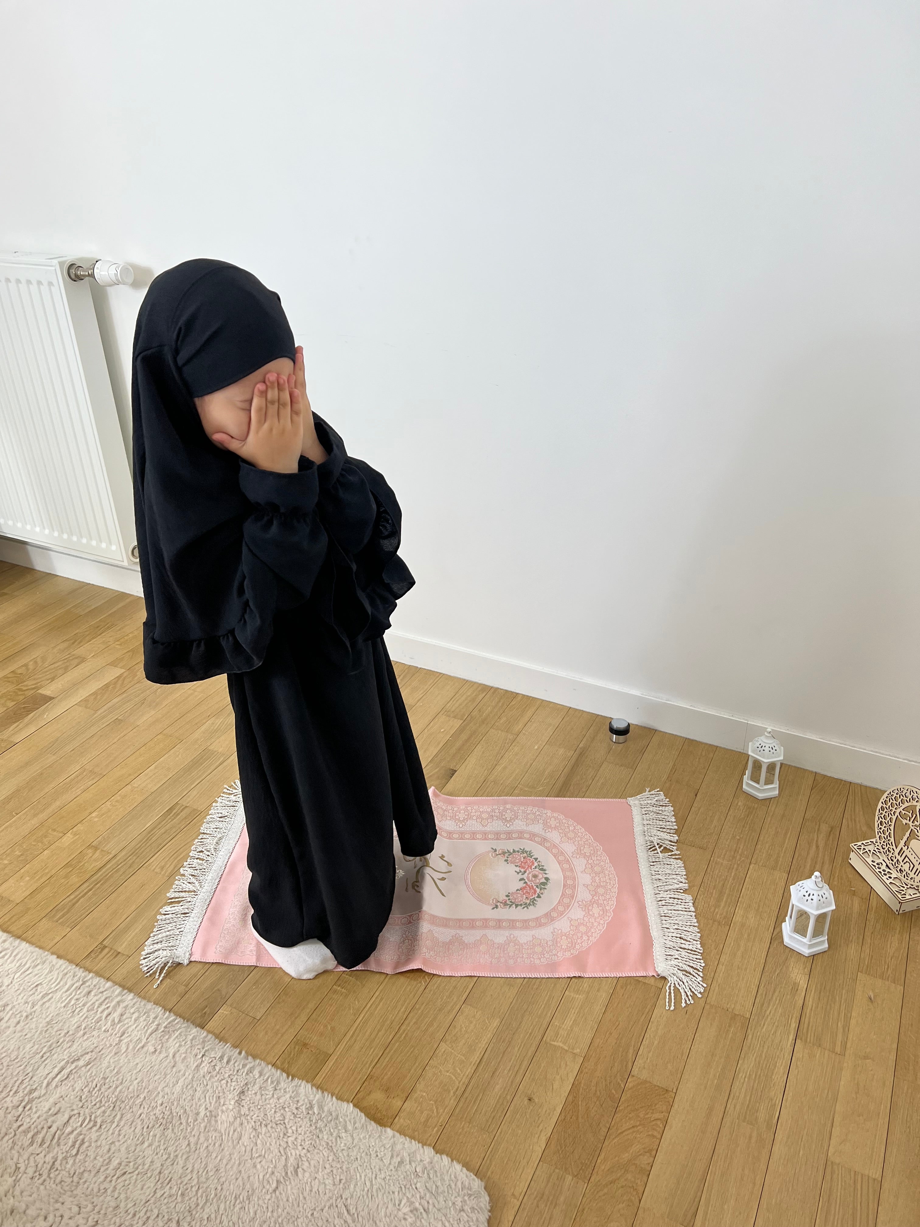 ENSEMBLE ABAYA KHIMAR MÈRE/FILLE AYA (VERSION FILLE)