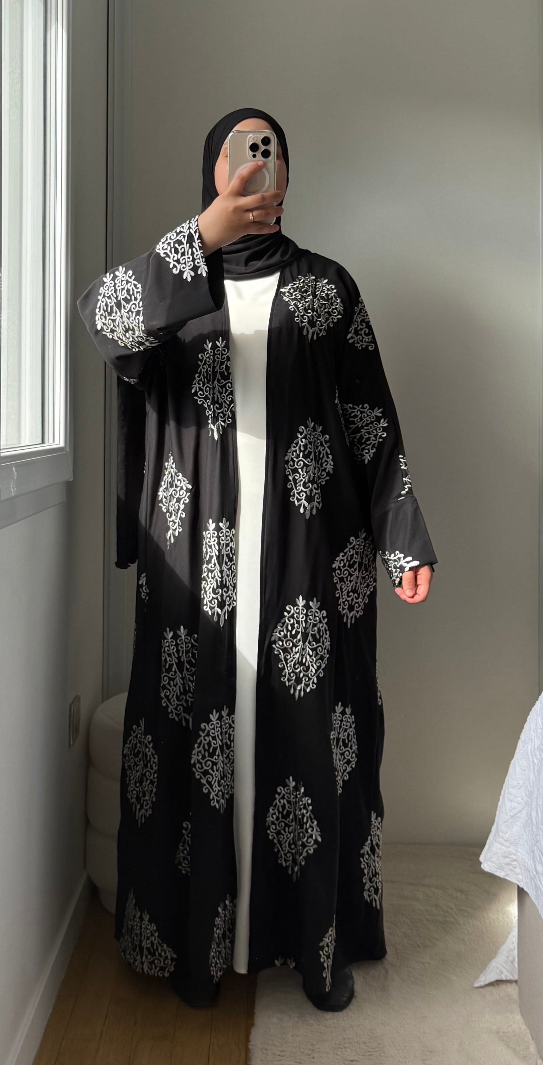 SET ABAYA KIMONO BALQIS