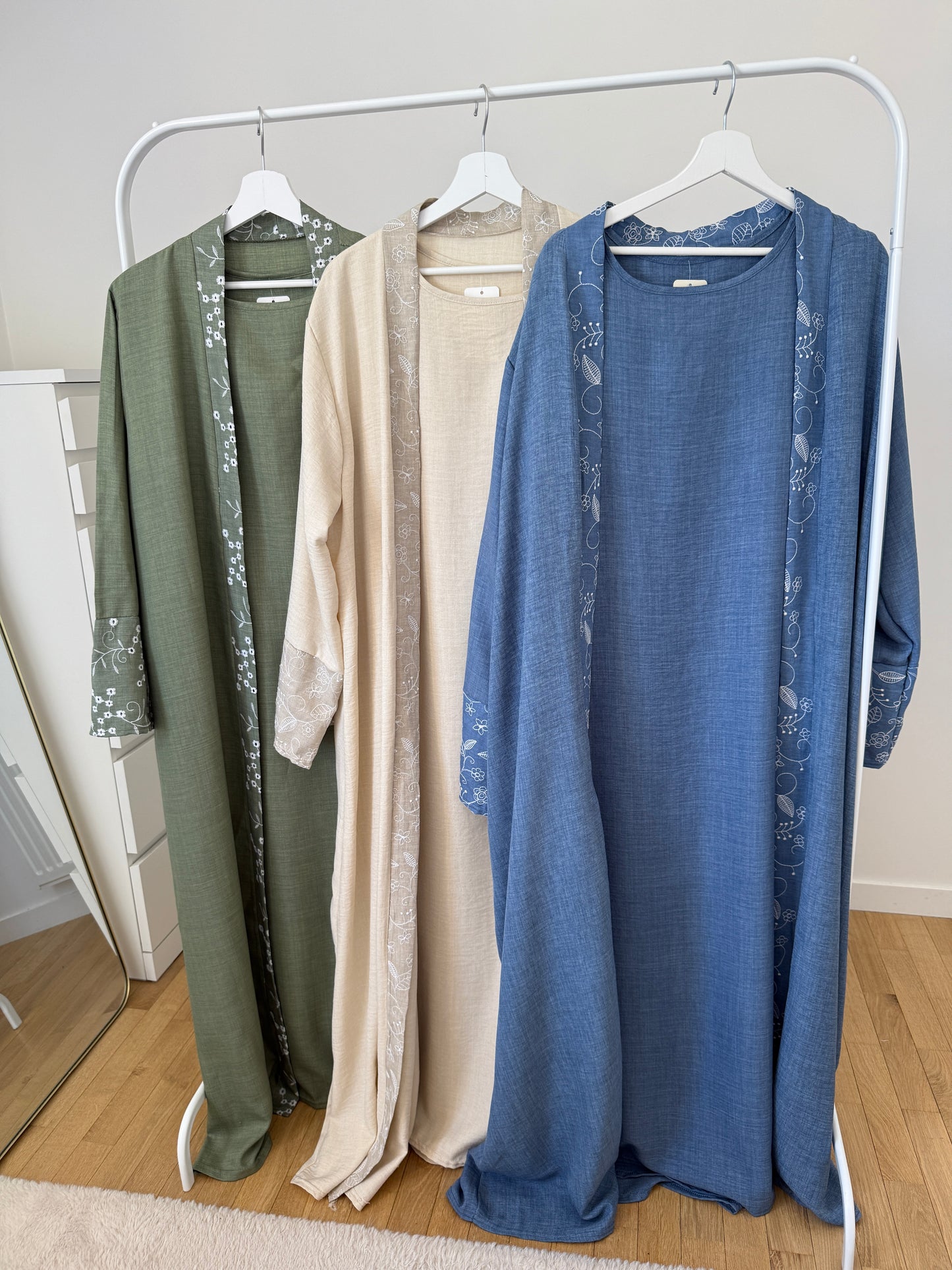 SET ABAYA KIMONO JIHANE