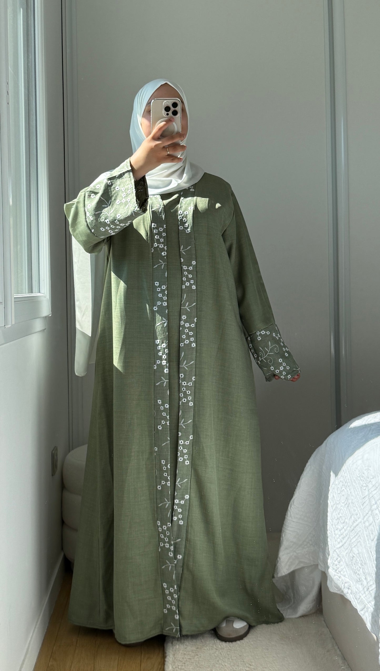 SET ABAYA KIMONO JIHANE