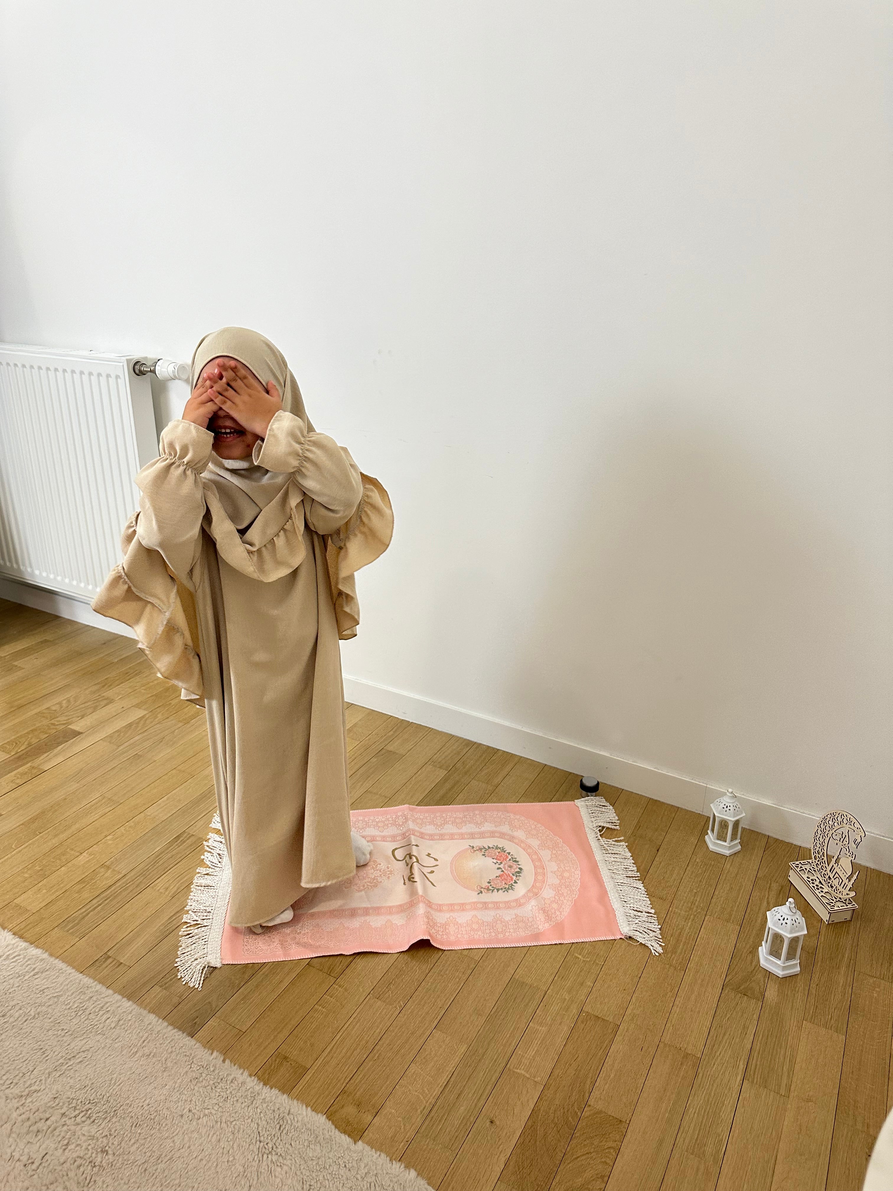 ENSEMBLE ABAYA KHIMAR MÈRE/FILLE AYA (VERSION FILLE)